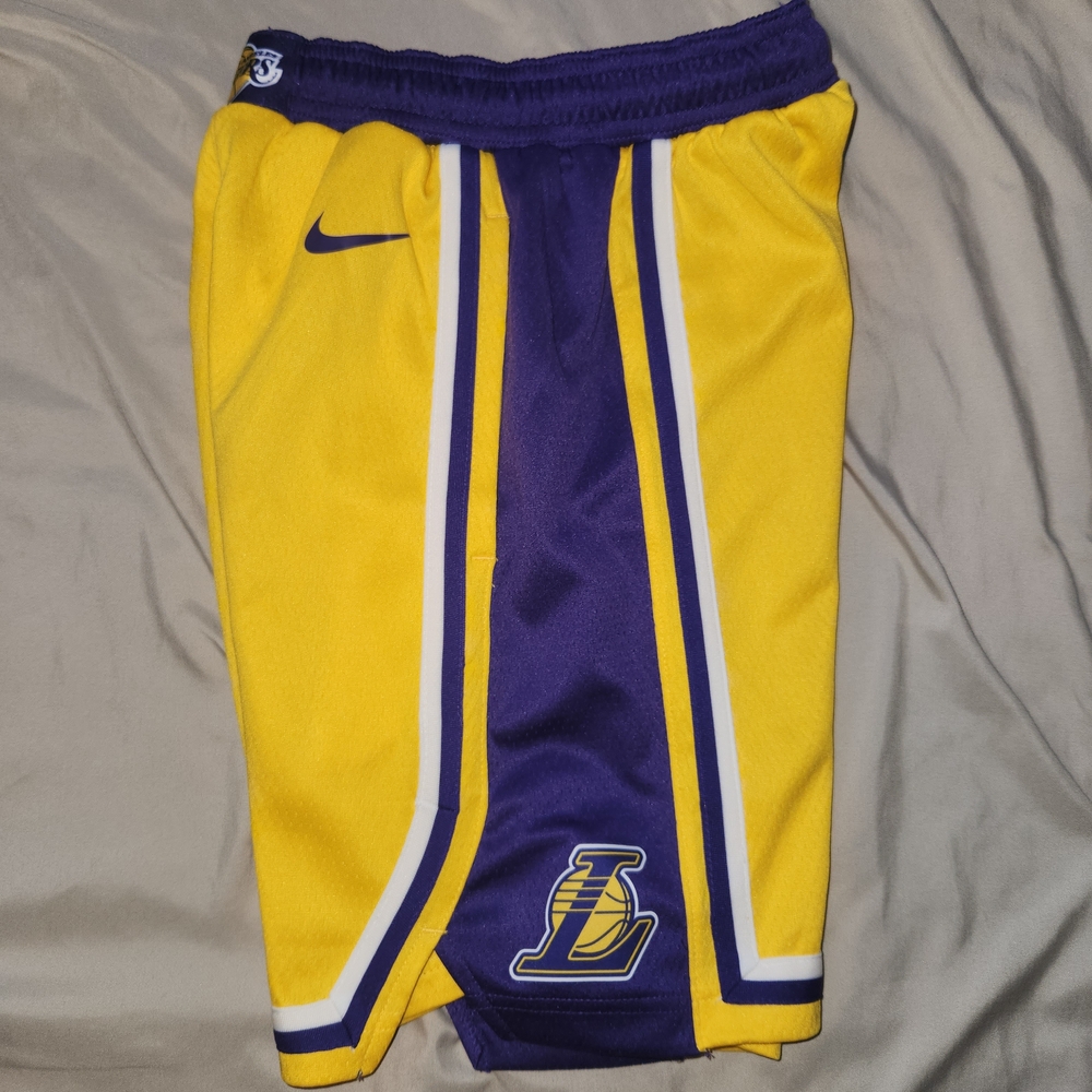 Youth Nike Lakers Athletic Shorts